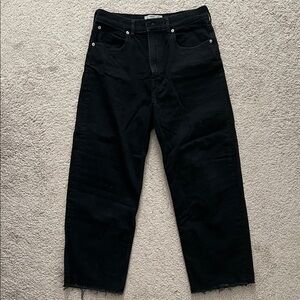 Everlane Way High Black Jeans